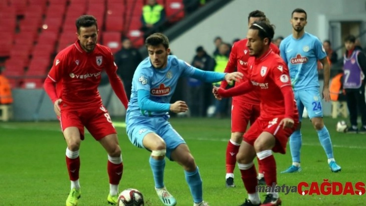 Ziraat Türkiye Kupası: Samsunspor: 0 - Çaykur Rizespor: 0 (İlk yarı)