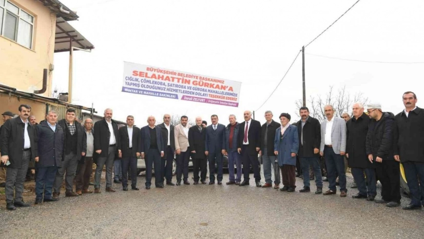 Başkan Gürkan Doğanşehir'de yürütülen çalışmaları denetledi