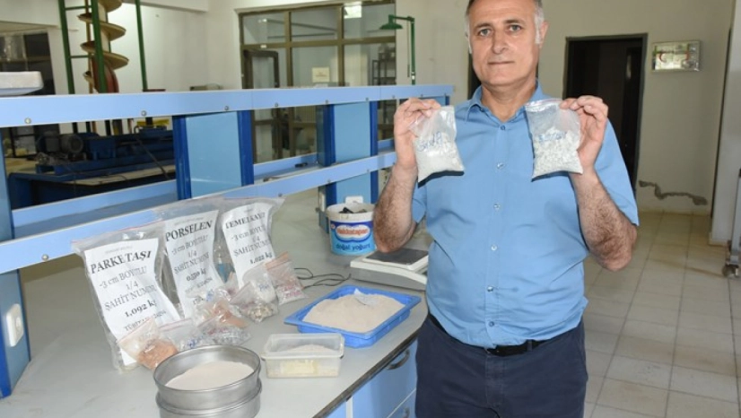 Depremde yıkılan binaların enkazından yapay mermer yapılacak