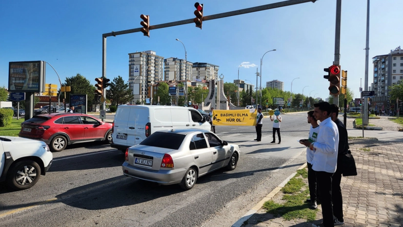 Elazığlı gençlerden Bağımlılığa Dur etkinliği