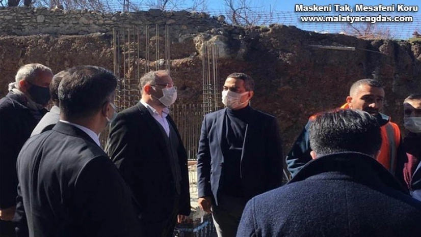 Genel Müdürler Doğanyol'daki Kentsel Dönüşümü Yerinde İnceledi