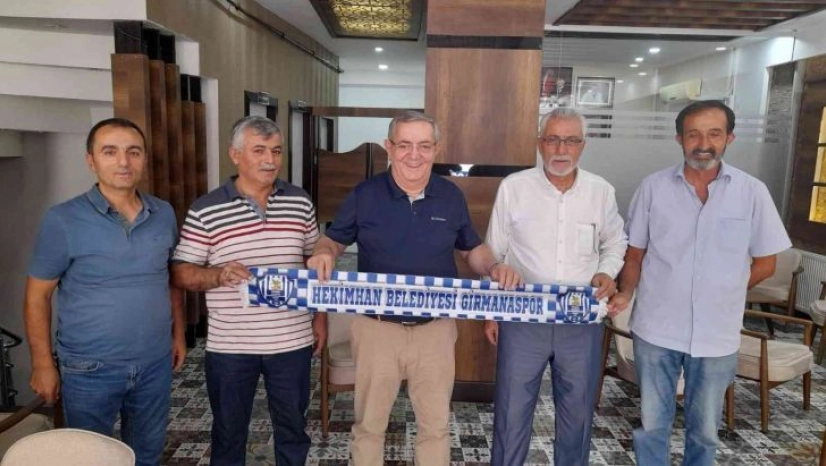 Girmanaspor yöneticileri Erdoğan'ı ziyaret etti