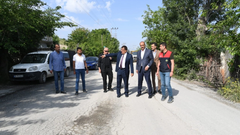 Gürkan, Yol Aksları Bozulan Yollarımızda Zemin İyileştirme Çalışmaları Yapıyoruz