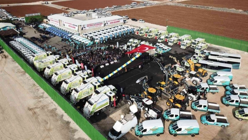 Haliliye'ye 200 milyon TL değerinde 183 araç kazandırıldı