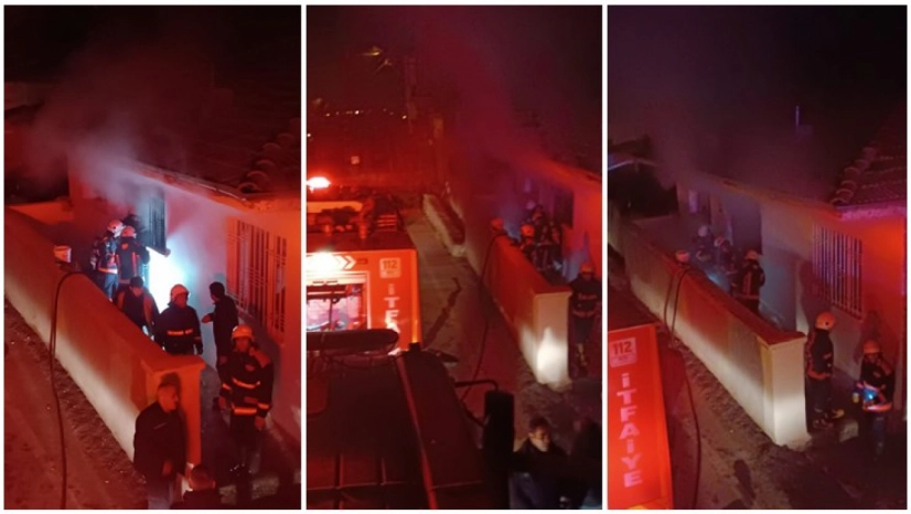 Malatya'da Ev Yangını Korkuttu