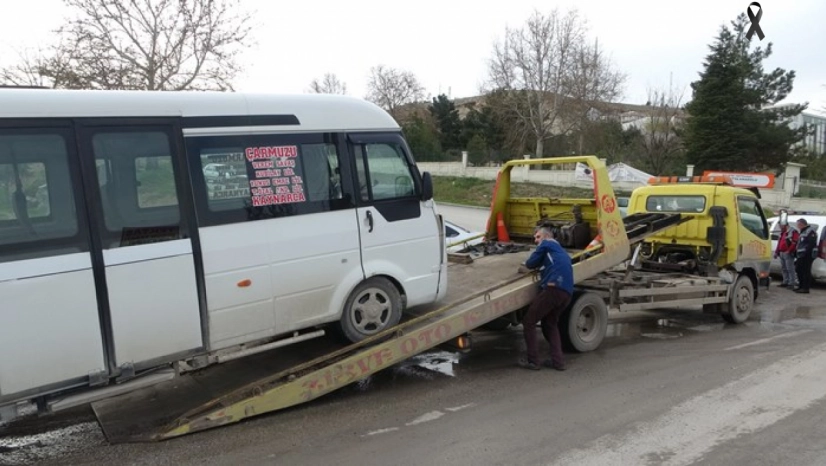Malatya'da iki minibüs çarpıştı: 1 yaralı