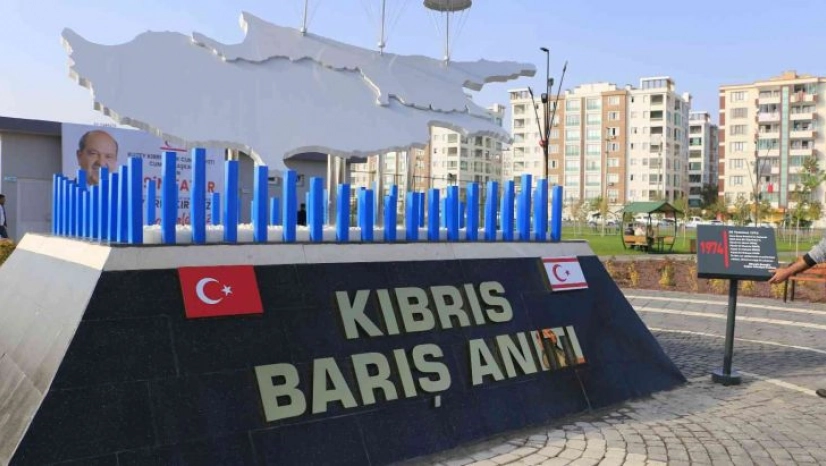 Türkiye'nin ilk Kıbrıs Barış Anıtı ve Ersin Tatar Parkı Diyarbakır'da yapıldı