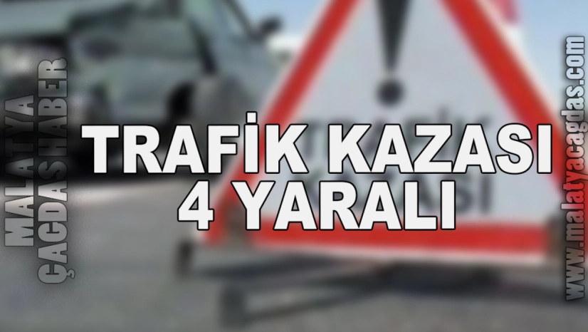Üç Araç'ın Karıştığı Trafik Kazasın 'da 4 Kişi Yaralandı