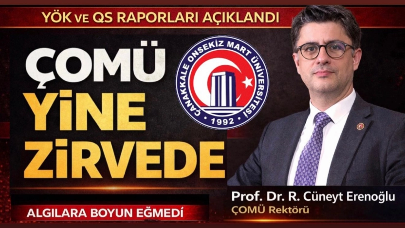 Algılar Değil Veriler Konuştu: ÇOMÜ Türkiye'nin En İyileri Arasında
