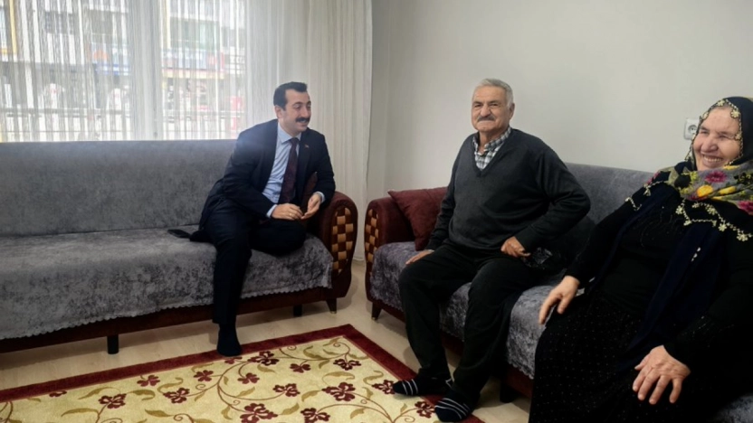 Hekimhan Kaymakamı Günlü'den Gazi Battal Demir'e Anlamlı Ziyaret