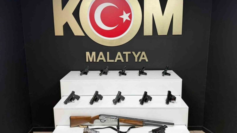Malatya'da ruhsatsız silah operasyonu
