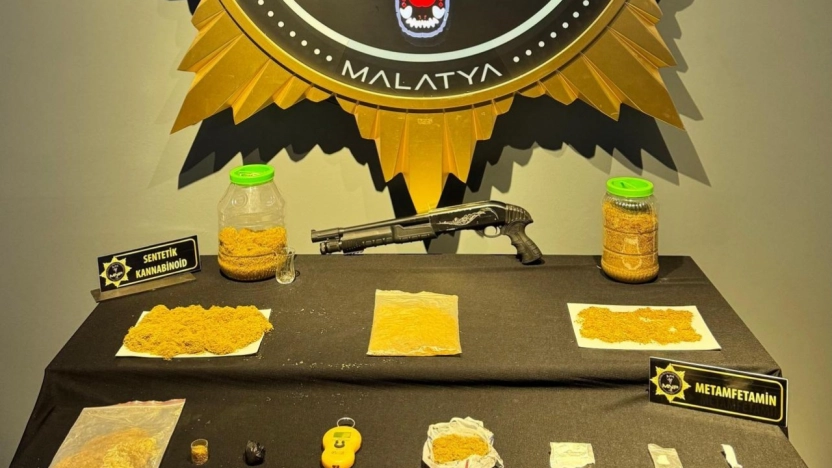 Malatya'da uyuşturucu operasyonu: 5 gözaltı