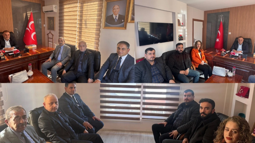 Türk Sağlık-Sen Malatya Şubesi'nden MHP İl Başkanlığına Ziyaret