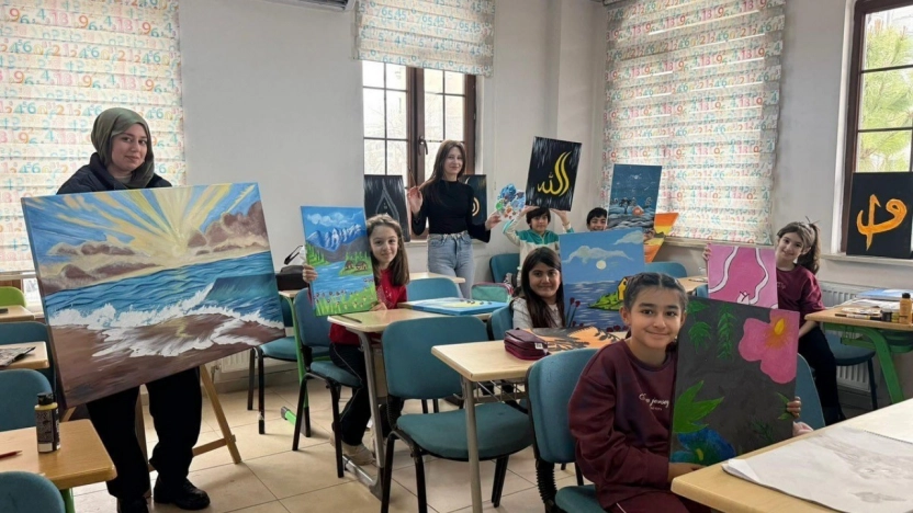 Yeşilyurt Belediyesi'nden çocuklara sanat dolu bir yolculuk