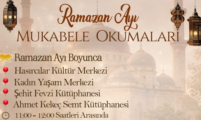 Battalgazi'de Ramazan ayı mukabele okumaları başlıyor