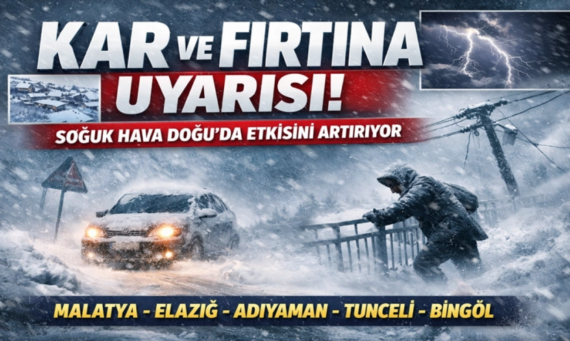 Kar ve Fırtına Uyarısı: Bölge Genelinde Soğuk Hava Etkisini Artırıyor