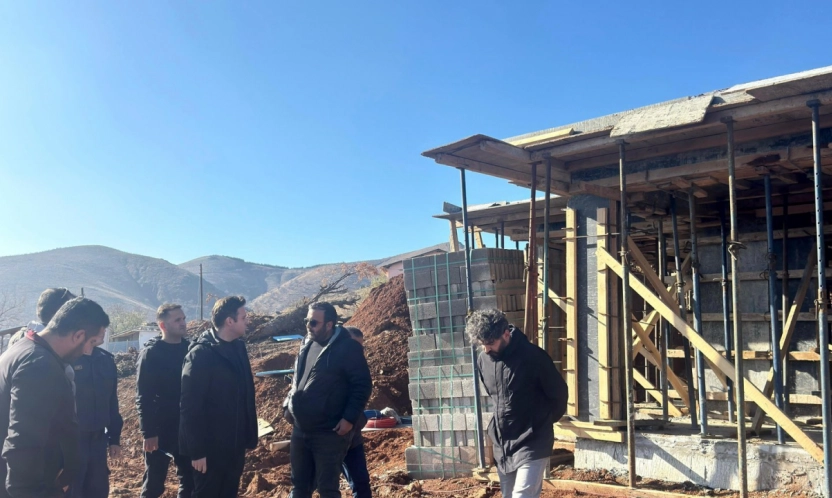 Kaymakam Tunahan Nas, çalışmaları yerinde inceledi