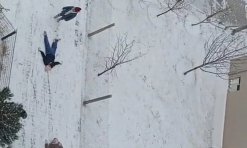 Malatya'da kar tatili çocukları sevindirdi