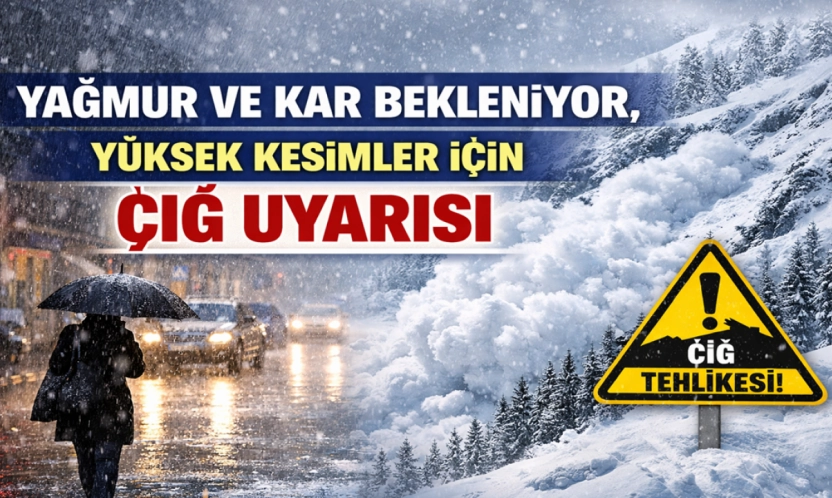 Meteoroloji'den malatya için kritik uyarı: Yağışlar ve çığ tehlikesi