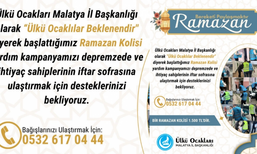 Ramazan Bereketi Paylaşmakla Artıyor