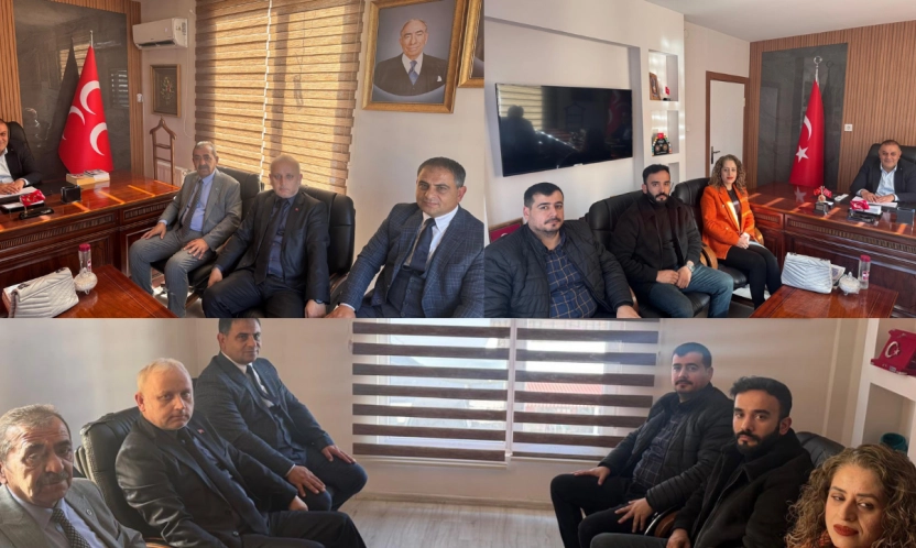 Türk Sağlık-Sen Malatya Şubesi'nden MHP İl Başkanlığına Ziyaret